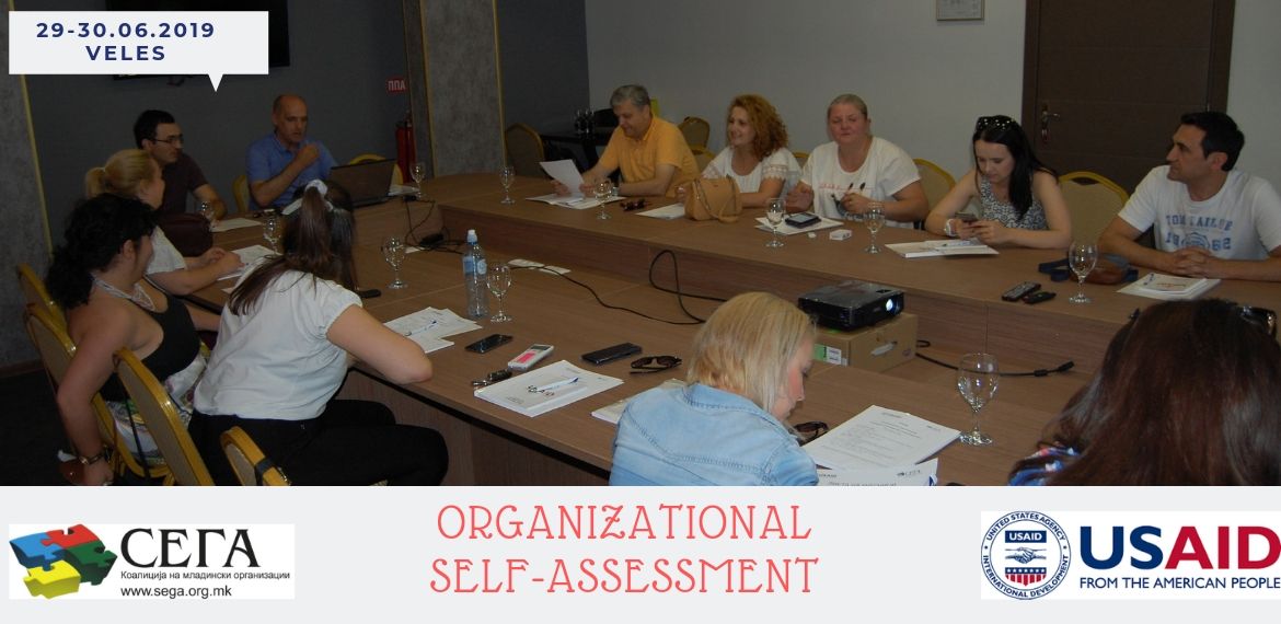 Coalition of Youth Organizations SEGA held a Organizаtional Self-assessment 
