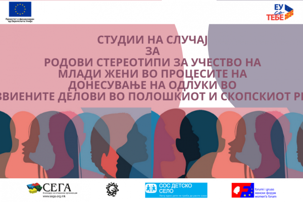 Студии на случај за стереотипите за учеството на младите жени во процесот на донесување на одлуки во Полошкиот регион и Скопскиот регион