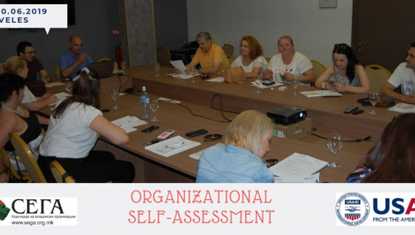 Coalition of Youth Organizations SEGA held a Organizаtional Self-assessment 